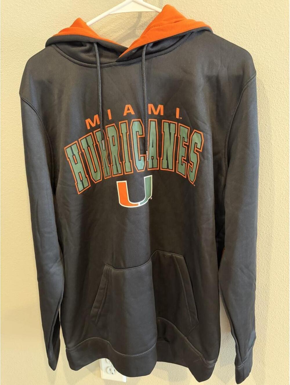 Miami Hurricanes hoodie - Size Men's L